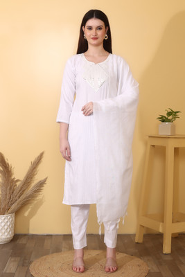 SBZ Women Kurti Pyjama Attached Dupatta Set