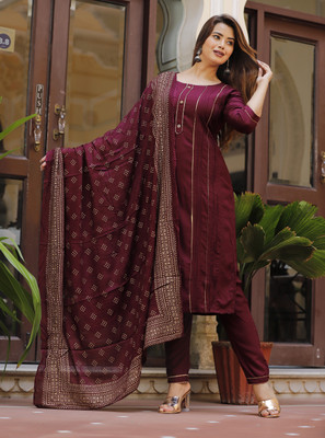Radhe Fabric Women Kurta Pant Dupatta Set