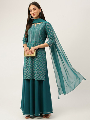 FIORRA Women Kurta Skirt Set