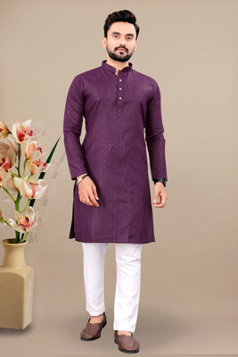 SHIVGARMENT Men Kurta Pyjama Set