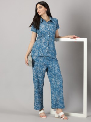 DAEVISH K Women Shirt Palazzo Set