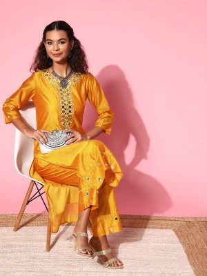 Jaipur Kurti Women Kurta Palazzo Set