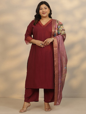 EXTRA LOVE BY LIBAS Women Kurta Pant Dupatta Set