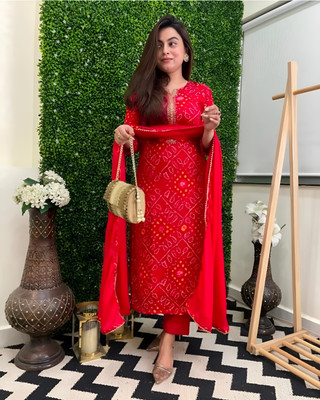 Divastri Women Kurta Pant Dupatta Set