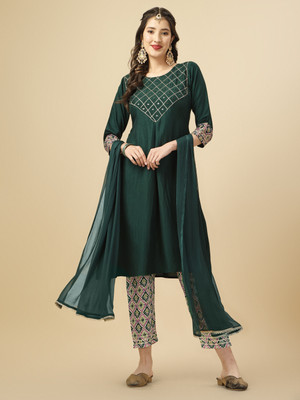 Youthnic Women Kurta Pant Dupatta Set