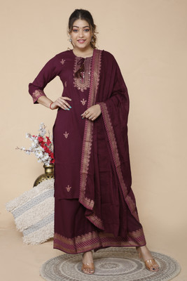 Kenix World Women Kurta Palazzo Set