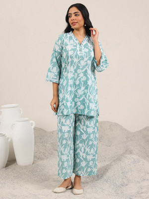 LIBAS Women Kurti Palazzo Set