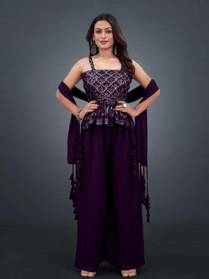 BharatTrenzz Women Kurta Palazzo Set