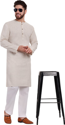 SKAVIJ Men Kurta Pyjama Set