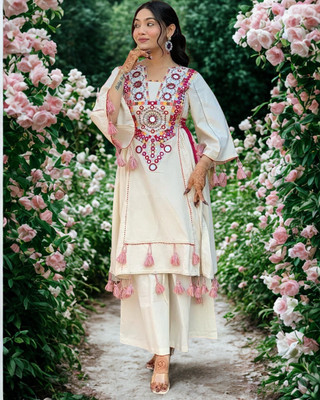 beautybeastbliss Women Kurta Palazzo Set