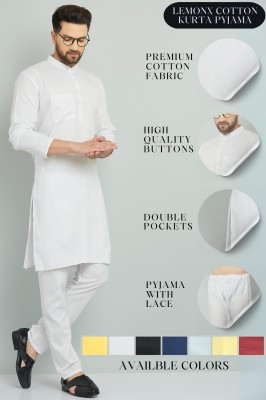 LEMONX Men Kurta Pyjama Set