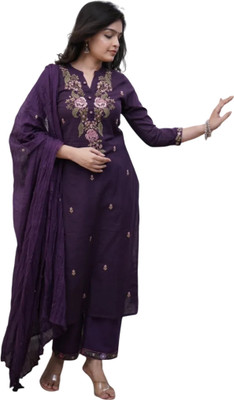 Atoxic Women Kurti Pant Dupatta Set