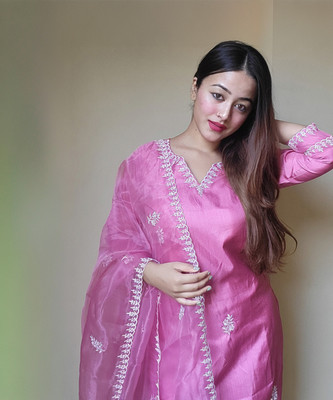 VredeVogel Women Kurta Pant Dupatta Set