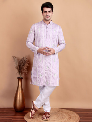 Treemoda Men Kurta Pyjama Set