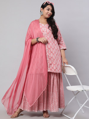 Jaipur Kurti Women Kurta Sharara Dupatta Set