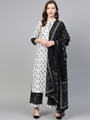 Yash Gallery Women Kurta Palazzo Set