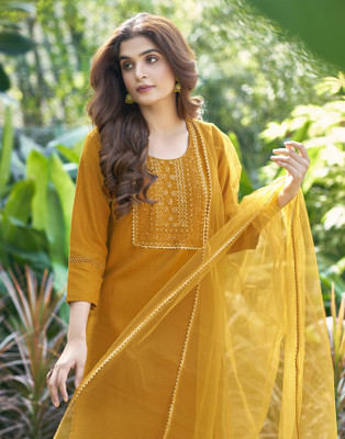 Skylee Women Kurta Pant Dupatta Set