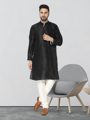 SKAVIJ Men Kurta Pyjama Set