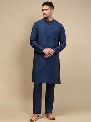 WHITE HEART Men Kurta Pyjama Set