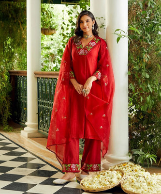 Royal Export Women Kurta Pant Dupatta Set