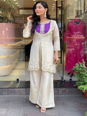 NIDHI ENTERPRISE Women Kurta Palazzo Set