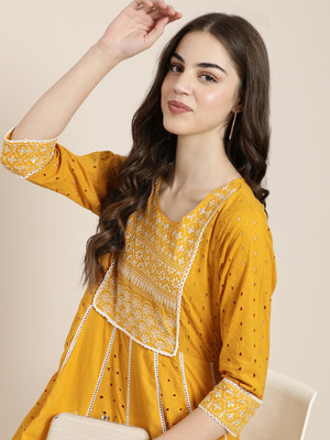 SHOWOFFFF Women Kurta Pant Set