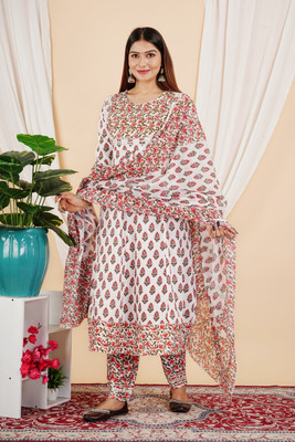 LH HANDICRAFTS Women Kurta Pant Dupatta Set