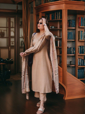 FABUNNA COTTON Women Kurta Pant Dupatta Set