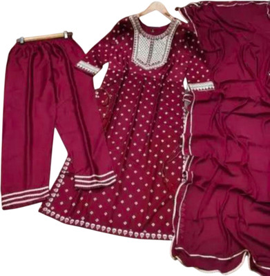 DIA TRENDS Women Kurta Pant Dupatta Set