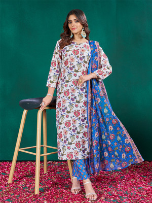 SPAREN CREATION Printed Kurta, Trouser/Pant & Dupatta Set