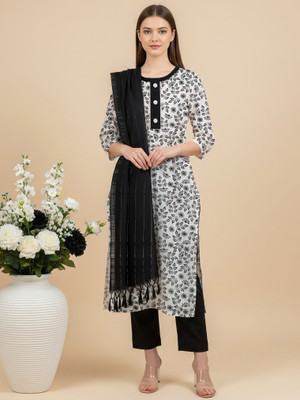 SAHTEXTILES Women Kurti Pant Dupatta Set
