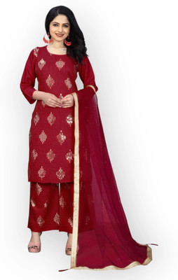 HOC's Women Kurta Pyjama Dupatta Set