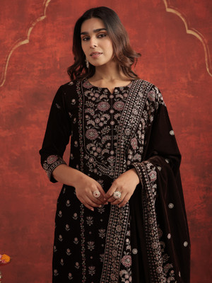 Indo Era Women Kurta Pant Dupatta Set