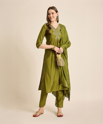 SheWill Women Kurti Pant Dupatta Set