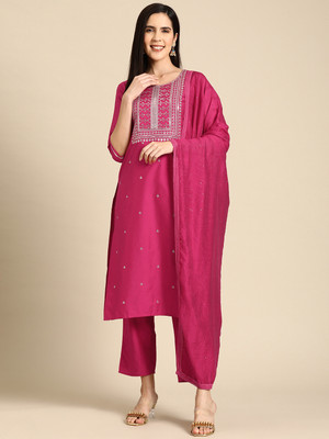 LIBAS Women Kurta Pant Dupatta Set