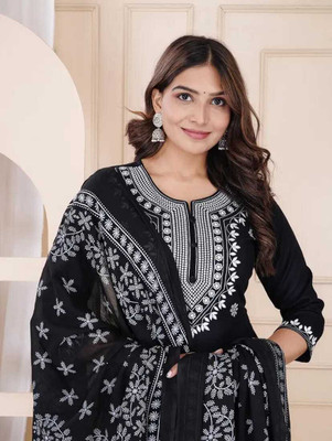 BHAWARIYA Women Kurta Pant Dupatta Set