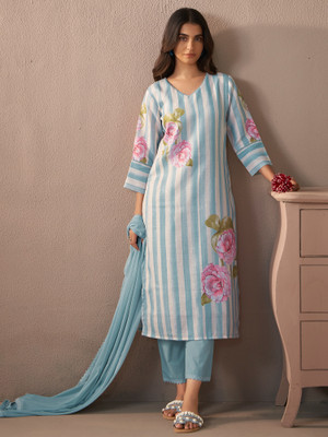Indo Era Women Kurta Pant Dupatta Set
