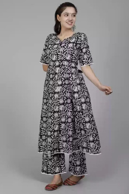 SUBH LAXMI Women Kurta Palazzo Set