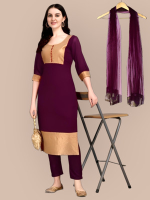 shreeji enterprises Women Kurta Pant Dupatta Set