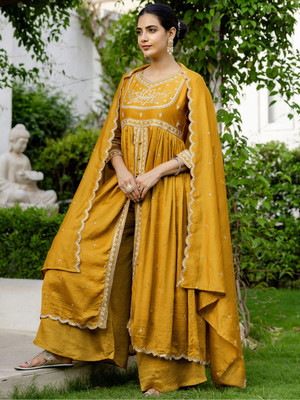 NAVLIK Women Kurta Pant Dupatta Set