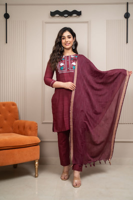 Andheriyas Enterprises Women Kurta Pant Dupatta Set