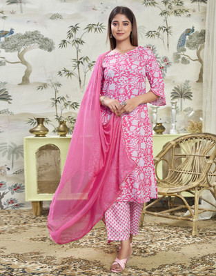 Skylee Women Kurta Pant Dupatta Set