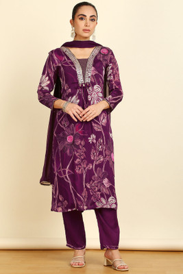 soch Women Kurta Pant Attached Dupatta Set