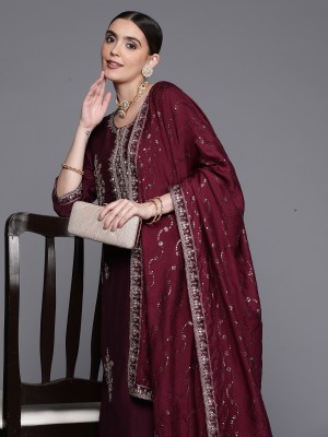 Indo Era Women Kurta Pant Dupatta Set