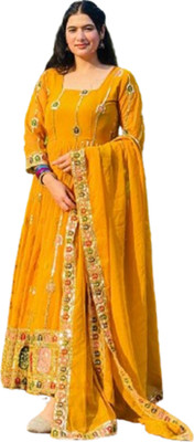 NF FAB Women Ethnic Top Pant Dupatta Set