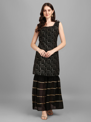 GUFRINA Women Kurta Sharara Set