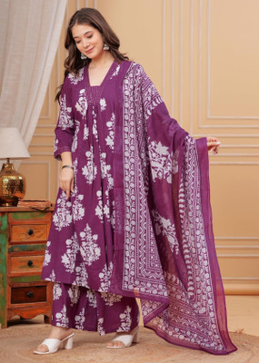 KGR FASHION Women Kurti Pant Dupatta Set