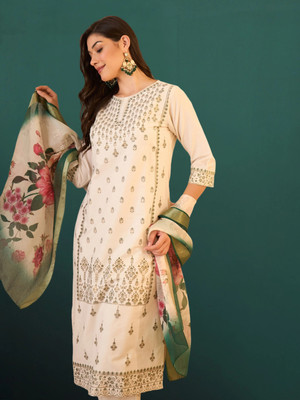 Royal Export Women Kurta Pant Dupatta Set