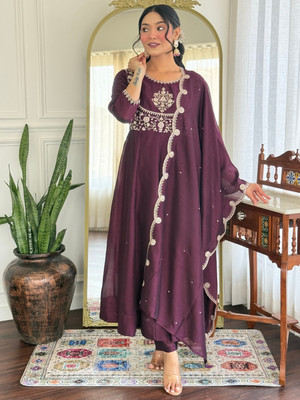 THE52 Women Kurta Pant Dupatta Set