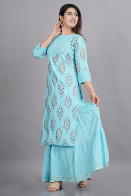 Emperus Women Kurta Skirt Set